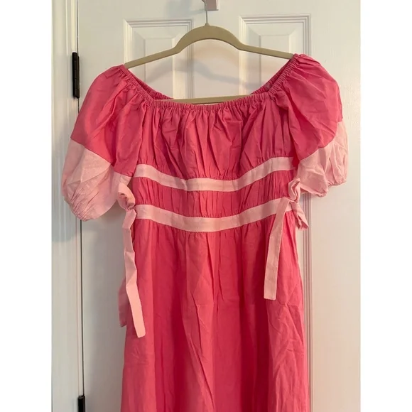 Petal and Pup Tailor Off the Shoulder Midi Dress Size 8 - Picture 7 of 8